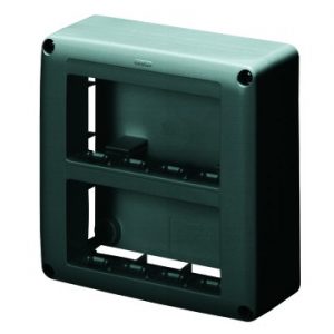 Doza Aparataj aparenta 8 Module Comp.Box System Anthracite 9016 GW27628