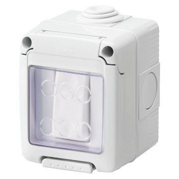 Doza Aparataj aparenta 10A 1P Buton Cu Revenire Ip55 GW27835