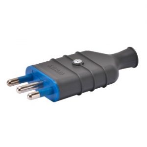 Stecher cupla 16A 2P+E 250V Plug Grey GW28006