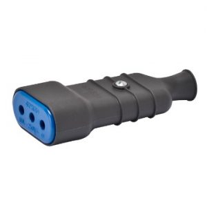 Stecher cupla 10A 2P+E 250V Trailing Priza Grey GW28204