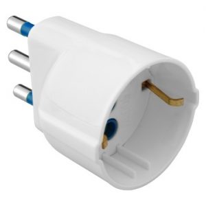 Stecher cupla 16A 2P+E Adaptor W.1 Unel Outlet Alb GW28410