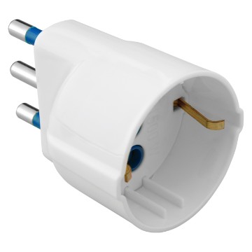 Stecher cupla 16A 2P+E Adaptor W.1 Unel Outlet Alb GW28410