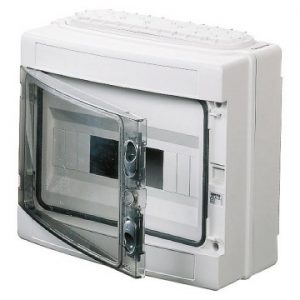 Tablou electric Sur. Mou. Encl.12M.Ip65+T.Block GW40113