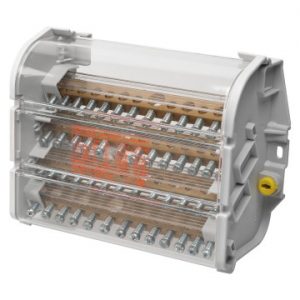 Doza derivatie aparenta 4 Poles Terminal Block 8M.En50022 GW44698
