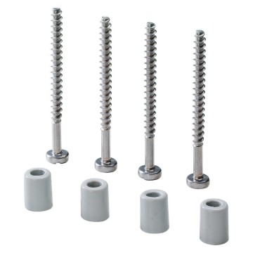 Doza derivatie sub tencuiala Set Of 4 Long Screws Fixing Lids GW48645