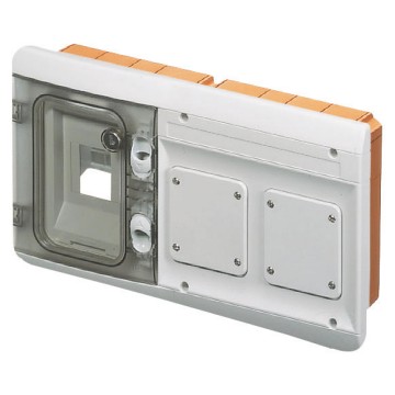 Doza derivatie sub tencuiala Flush-Mount.Comb.Encl.4M+2Fl.Ip55 Gr7035 GW48686