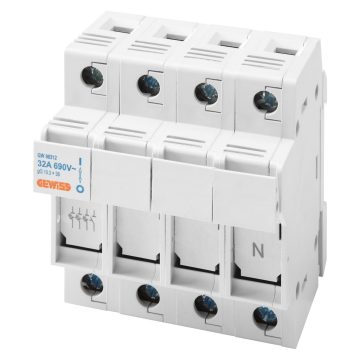 Siguranta automata Disc. Fuse-Holder 3P+N 8,5X31,5 400V 20A GW96311
