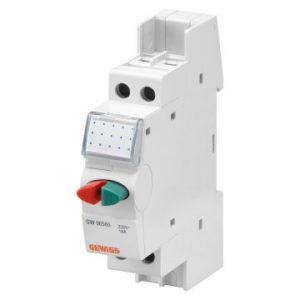 Siguranta automata Buton Cu Revenire Dublu Gr/Gr 16A 250V 1M GW96564