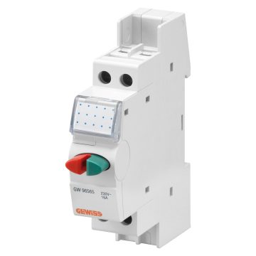 Siguranta automata Buton Cu Revenire Dublu Gr/Rosu 16A 250V 1M GW96565