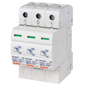 Siguranta automata Lst - Spd 3P 40Ka 1000V Dc T2 GWD6428