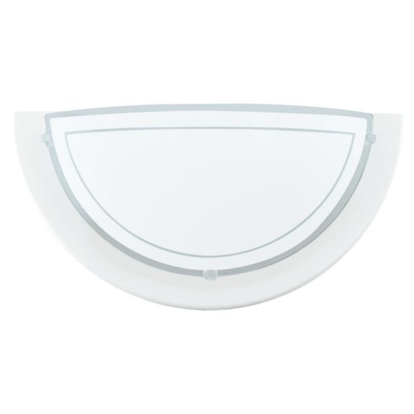 Aplica EGLO PLANET 1 83154 - E27 1X60W - Sticla lacuita - Alb