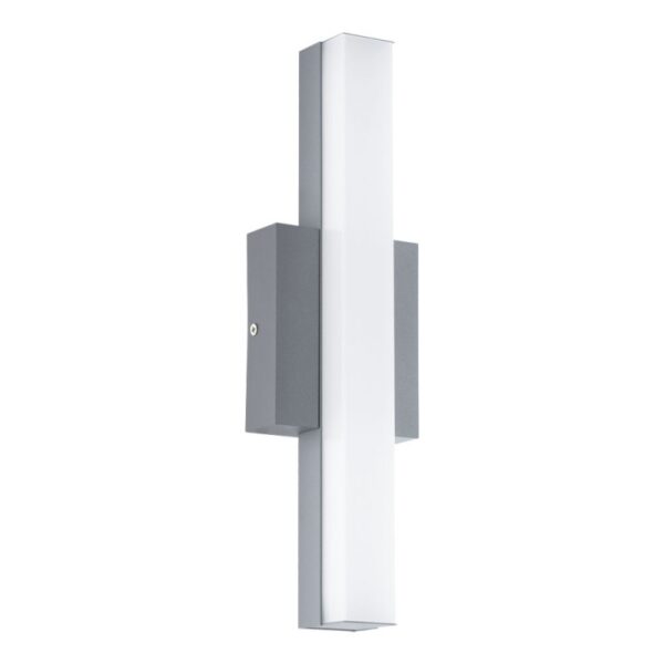 Aplica exterior EGLO ACATE 94845 - LED 8W 770lm 3000K IP44 - Otel - Aluminiu - Alb