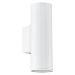 Aplica exterior EGLO RIGA 94101 - GU10 2X3W IP44 - Otel zincat - Alb
