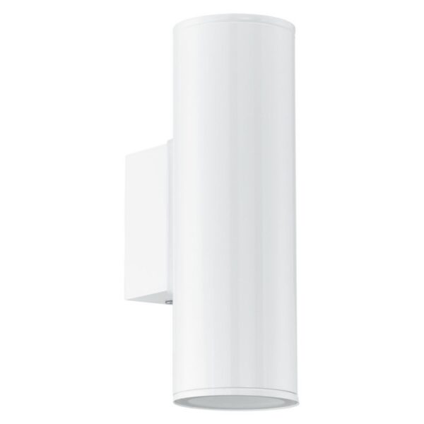 Aplica exterior EGLO RIGA 94101 - GU10 2X3W IP44 - Otel zincat - Alb