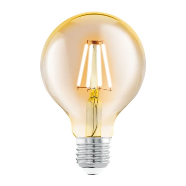 Bec EGLO 11556 - LED E27 4W 320lm 2200K D80mm - Lumina calda - Chihlimbar