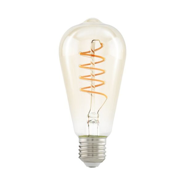 Bec EGLO 11681 - LED E27 4W 260lm 2200K D64mm - Lumina calda - Chihlimbar