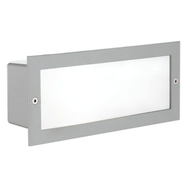 Lampa incastrata exterior EGLO ZIMBA 88008 - E27 1X60W IP44 - Argintiu - alb