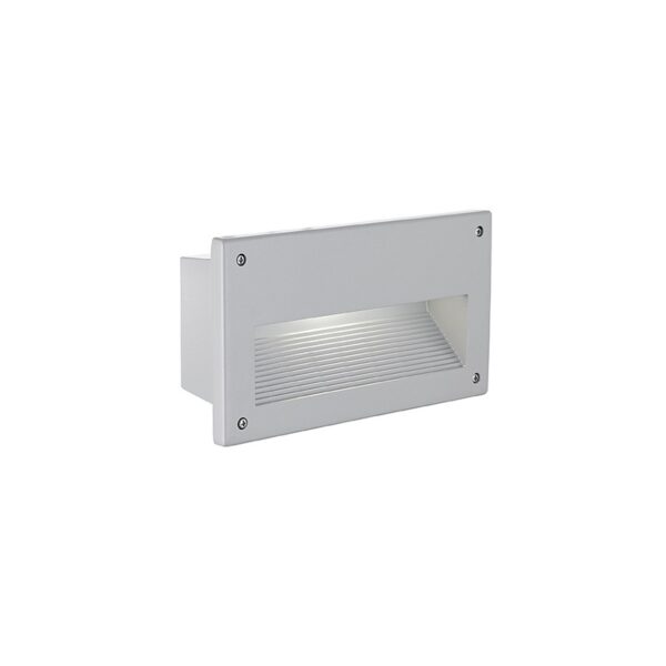Lampa incastrata exterior EGLO ZIMBA 88575 - E14 1X40W IP44 - Argintiu - alb