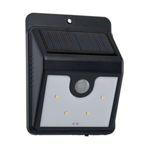 Lampa cu senzor de miscare solara LED EGLO 48636 4X0.1W 6000K - Negru