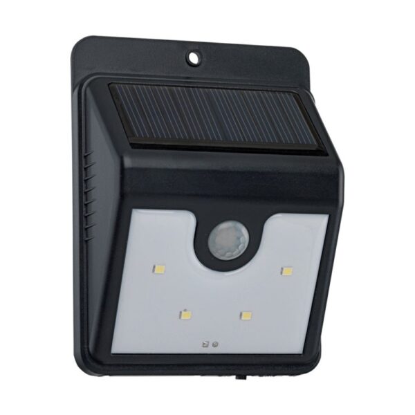 Lampa cu senzor de miscare solara LED EGLO 48636 4X0.1W 6000K - Negru