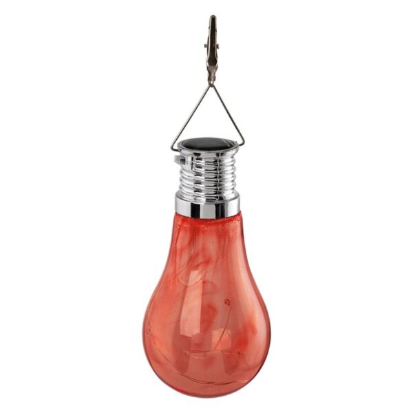 Lampa solara LED EGLO 48624 4X0.06W D65mm - Argintiu - rosu