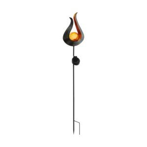 Lampa solara LED EGLO 48701 1X0.06W - Negru - portocaliu