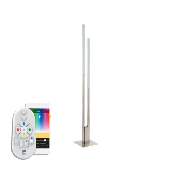 Lampadar inteligent EGLO FRAIOLI-C 97908 - LED RGB 2X17W 4600lm 2700-6500K  h1755mm
