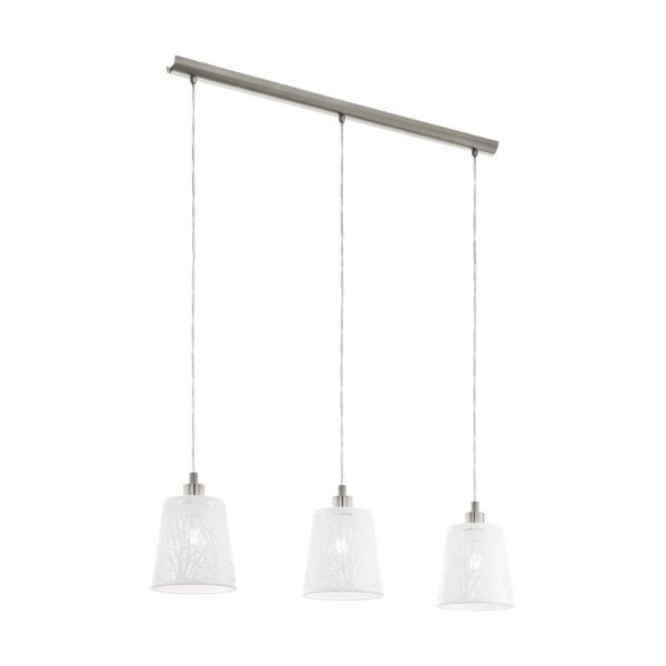 Lustra vintage EGLO HAMBLETON 49614 - E27 3X60W - Otel - Alb