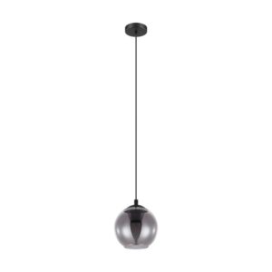 Pendul EGLO ARISCANI 98651 - E27 1X40W D200mm - Negru Transparent