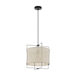Pendul vintage EGLO BRIDEKIRK 43292 - E27 1X40W D400mm - Natur