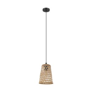 Pendul vintage EGLO CLAVERDON 43252 - E27 1X40W D180mm - Natur