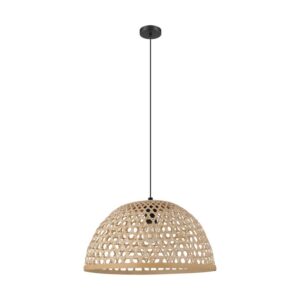 Pendul vintage EGLO CLAVERDON 43254 - E27 1X40W D495mm - Natur
