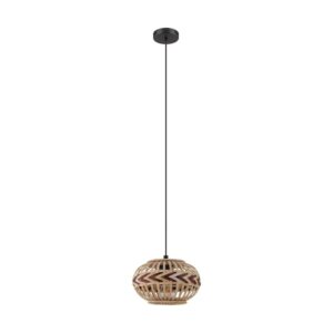 Pendul vintage EGLO DONDARRION 43269 - E27 1X40W D260mm - Marsala - Natur