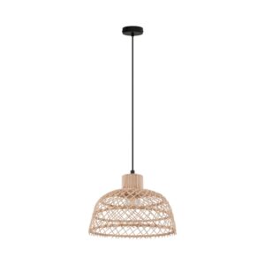 Pendul vintage EGLO AUSNBY 43285 - E27 1X40W D370mm - Natur