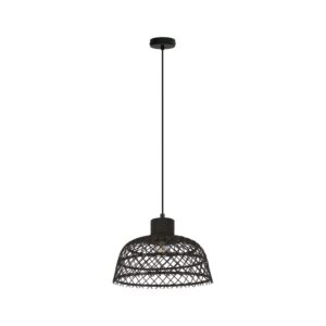 Pendul vintage EGLO AUSNBY 43288 - E27 1X40W D370mm - Negru