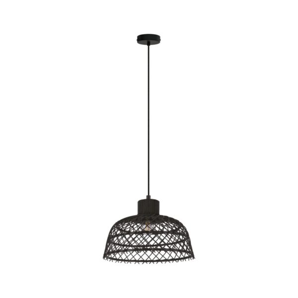 Pendul vintage EGLO AUSNBY 43288 - E27 1X40W D370mm - Negru