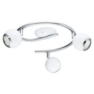 Plafoniera EGLO BIMEDA 31003 - GU10 3X3W 3000K - Otel - Crom - Alb