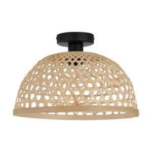 Plafoniera vintage EGLO CLAVERDON 43251 - E27 1X40W D370mm - Lemn - Natur
