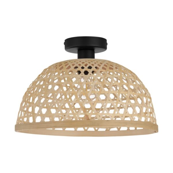 Plafoniera vintage EGLO CLAVERDON 43251 - E27 1X40W D370mm - Lemn - Natur