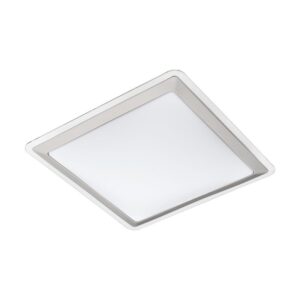 Plafoniera EGLO COMPETA 1 95679 - LED 24W 2600lm 3000K - Otel - Argintiu - Alb - Transparent