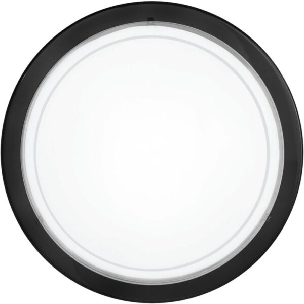 Plafoniera EGLO PLANET 1 83159 - E27 1X60W D290mm - Sticla lacuita - Negru