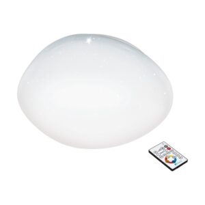 Plafoniera EGLO SILERAS 97578 - LED 34W 4600lm 2700-6500K D600mm - Efect de cristal - Alb