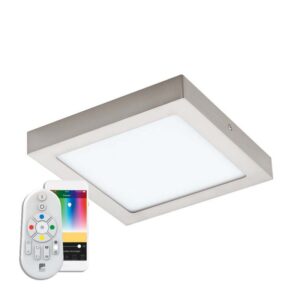 Plafoniera inteligenta EGLO FUEVA-C 96679 - LED RGB 15.6W 2000lm 2700-6500K - Metal turnat - Alb