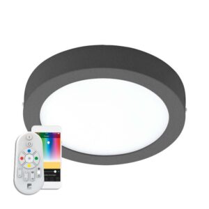 Plafoniera inteligenta exterior EGLO ARGOLIS-C 98173 - LED RGB 16.5W 1600lm 2700-6500K IP44 D225mm - Aluminiu turnat - Alb