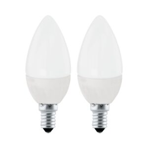 Set becuri EGLO 10792 - LED E14 2X4W 320lm 3000K D37mm - Lumina calda