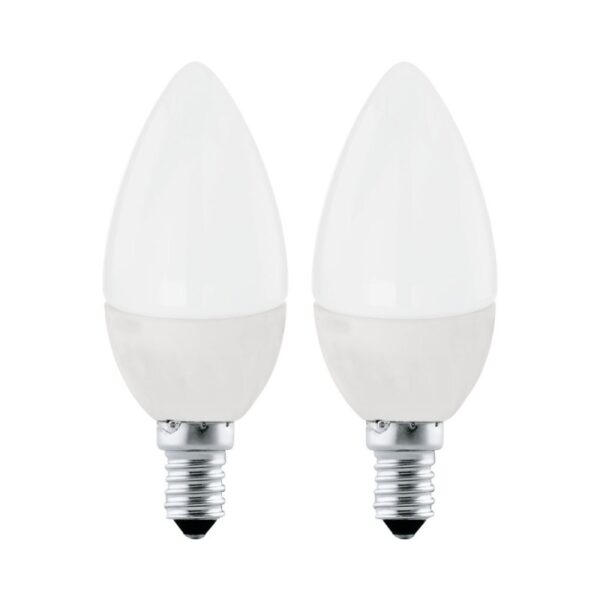 Set becuri EGLO 10792 - LED E14 2X4W 320lm 3000K D37mm - Lumina calda