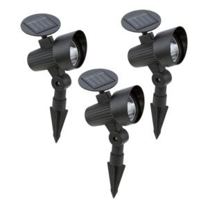 Set 3 lampi solare LED EGLO 48504 3X 4X0.06W - Negru