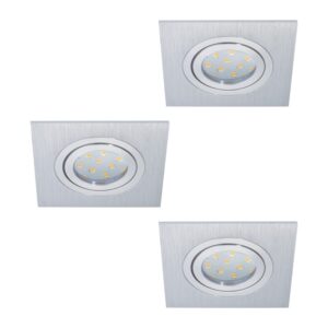 Set 3 spoturi incastrate EGLO AREITIO 98637 - GU10 3X5W