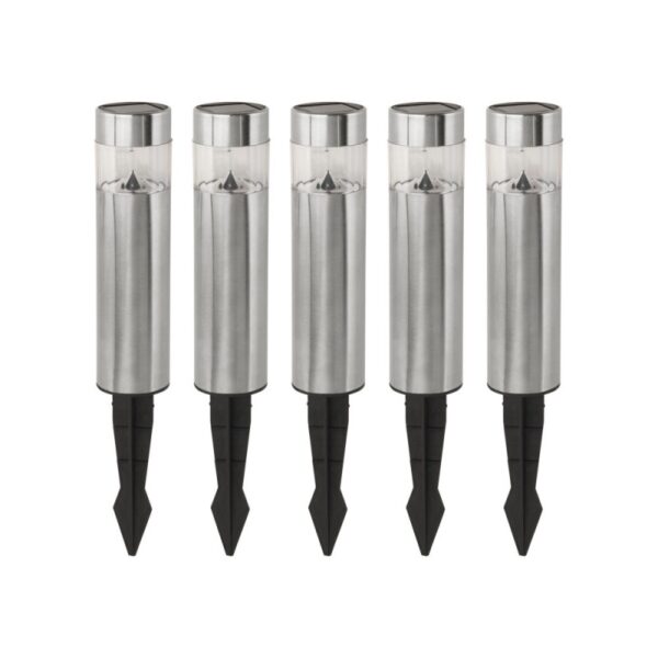Set 5 lampi solare LED EGLO 48631 5X0.06W D47mm - Inox
