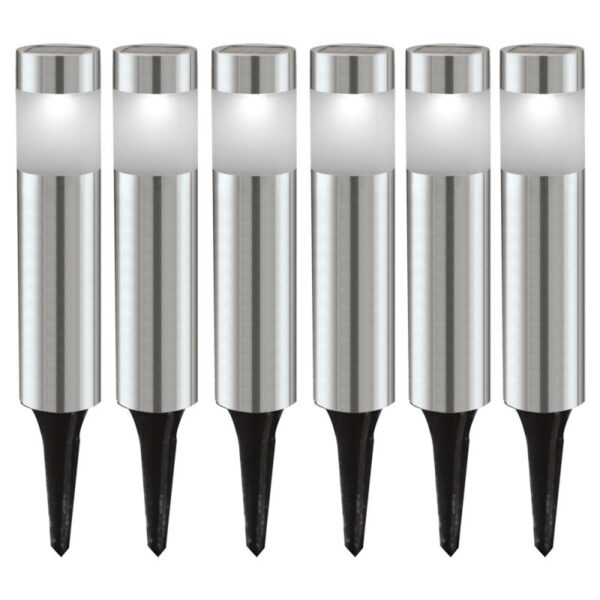 Set 6 lampi solare LED EGLO 48494 6X0.06W D60mm - Inox